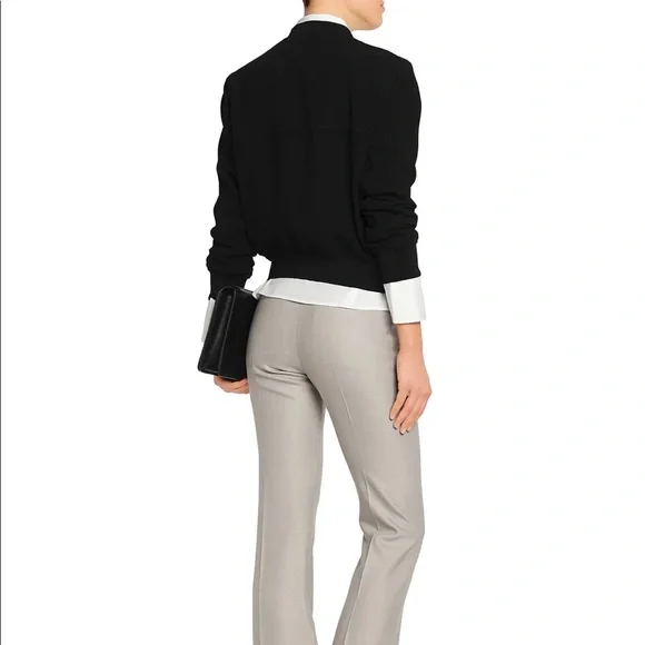 Theory Crepe Bomber Jacket - Picture 2 of 16